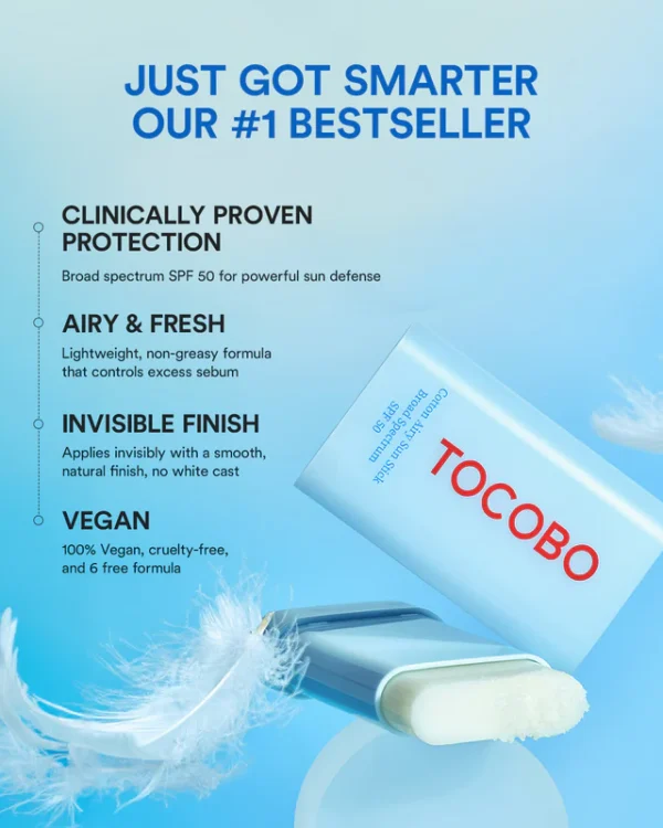TOCOBO Cotton Airy Sun Stick SPF50+ PA++++ - Image 3