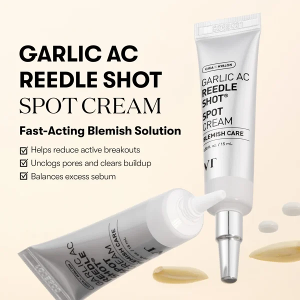Garlic AC Reedle Shot Spot Cream – 15ml - Image 2