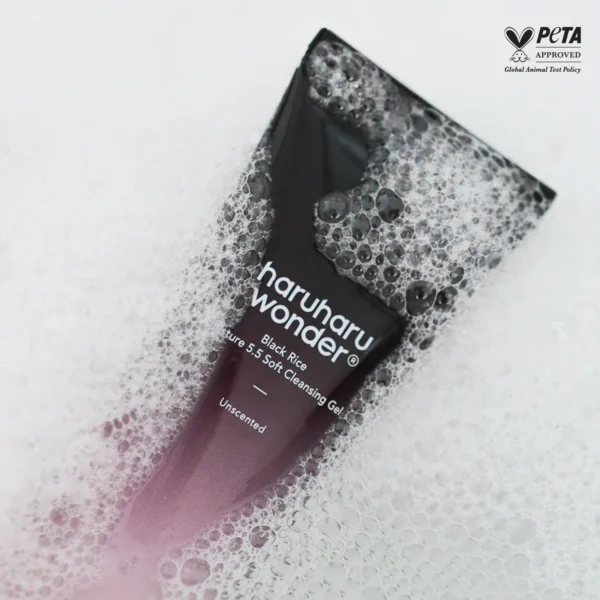 Haruharu Wonder – Black Rice Moisture 5.5 Soft Cleansing Gel | جل تنظيف صباحي بخلاصة الأرز الأسود - Image 5