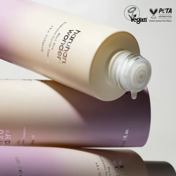 Haruharu Wonder – Black Rice Probiotics Barrier Essence | إيسنس الأرز الأسود والبروبيوتيك لتقوية حاجز البشرة - Image 2