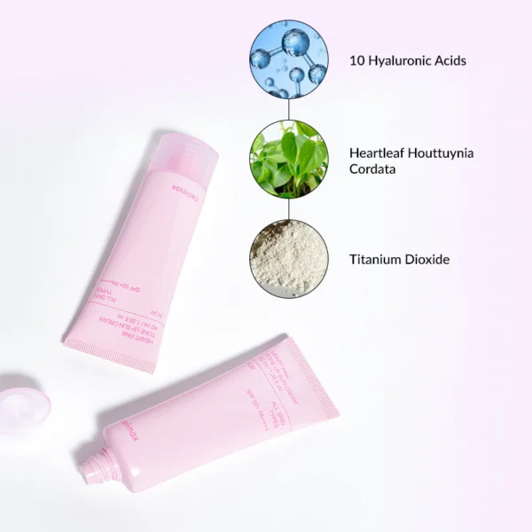 Heart Pink Tone Up Sun Cream SPF50+ PA++++ - Image 3