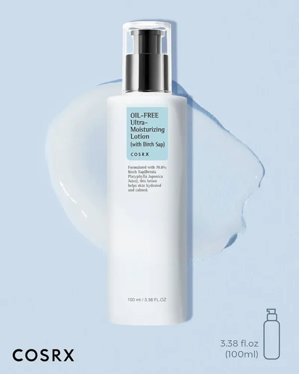 COSRX – كريم الترطيب الفائق الخالي من الزيوت | Oil-Free Ultra Moisturizing Lotion – 100 مل - Image 9
