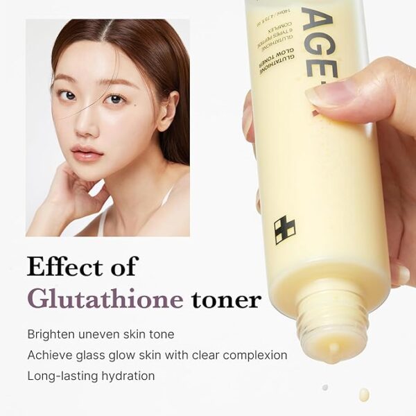 MEDICUBE – AGE-R Glutathione Glow Toner 140ml - Image 5