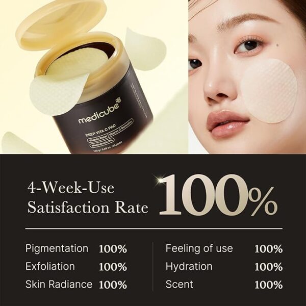 MEDICUBE – Deep Vita C Pad (Vitamin Dark Spot Pad) - Image 3