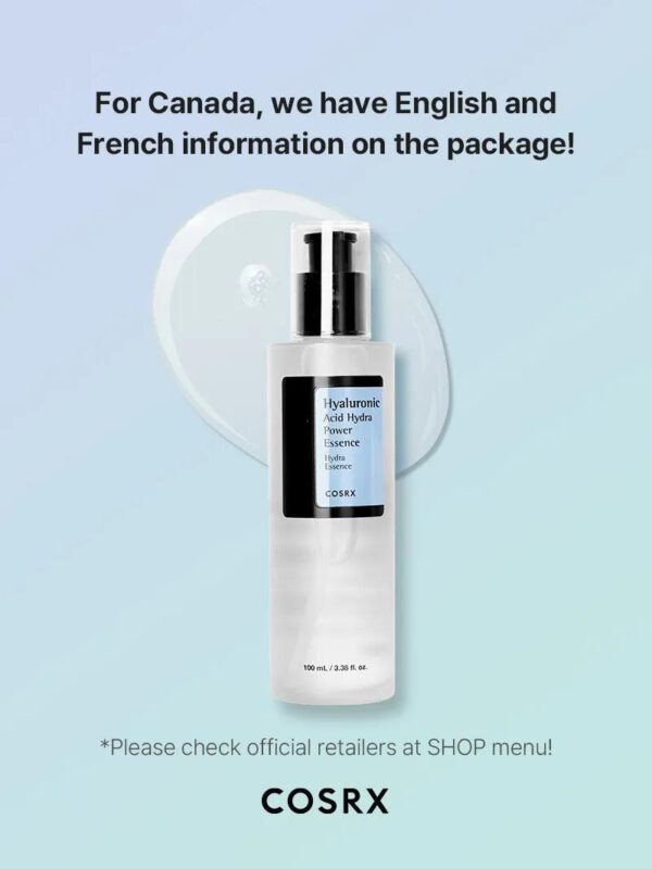 COSRX – Hyaluronic Acid Hydra Power Essence | أسنس حمض الهيالورونيك لترطيب مكثف – 100 مل - Image 4