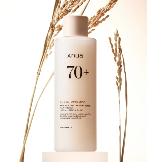 ANUA - Rice 70% Glow Milky Toner | تونر حليبي لتفتيح البشرة وترطيبها بعمق – 250مل - Image 6
