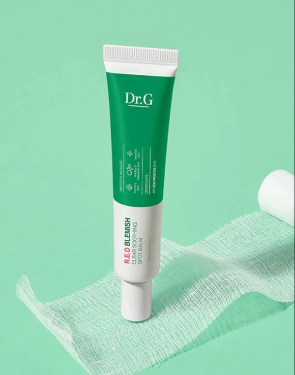Dr.G R.E.D Blemish Clear Soothing Spot Balm - بلسم موضعي لعلاج الحبوب والاحمرار