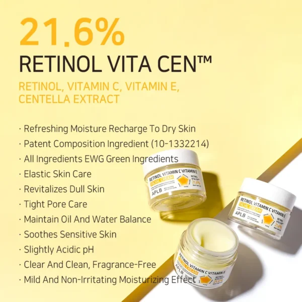 Retinol Vitamin C Vitamin E Facial Cream - Image 3
