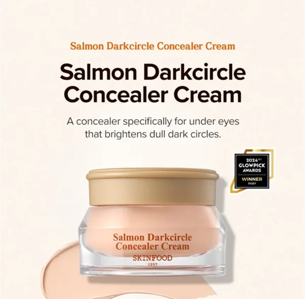 Salmon Dark Circle Concealer Cream - Image 3