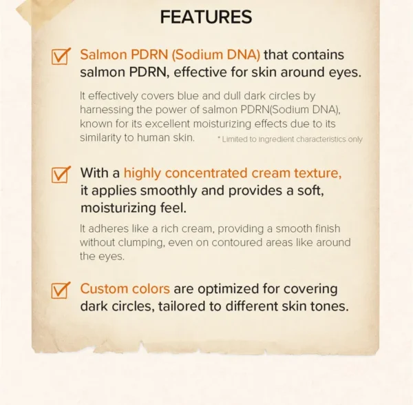 Salmon Dark Circle Concealer Cream - Image 4