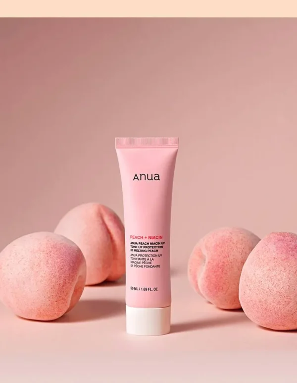 Peach Tone-Up Cream | كريم تفتيح وتوحيد لون البشرة بلمسة الخوخ - حماية، ترطيب، وتوهج طبيعي - Image 2