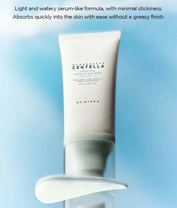SKIN1004 Madagascar Centella Hyalu-Cica Water-Fit Sun Serum SPF50+ PA++++ - Image 2