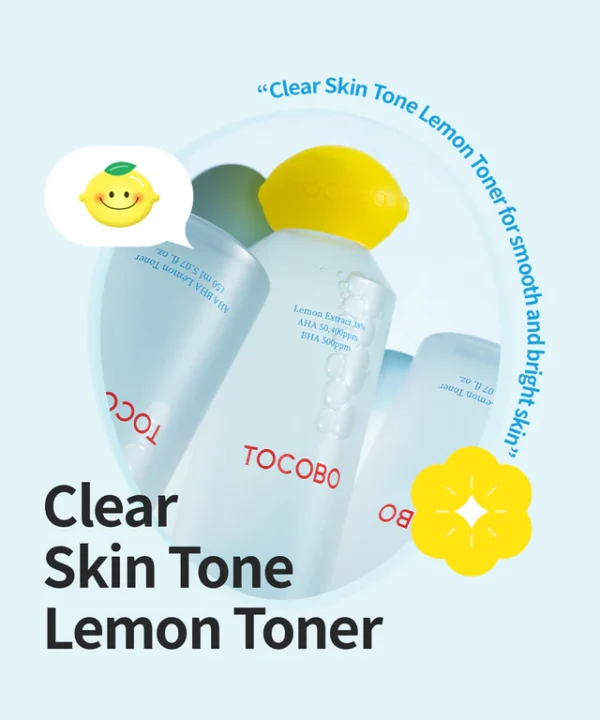 TOCOBO AHA BHA Lemon Toner – 150ml - Image 4