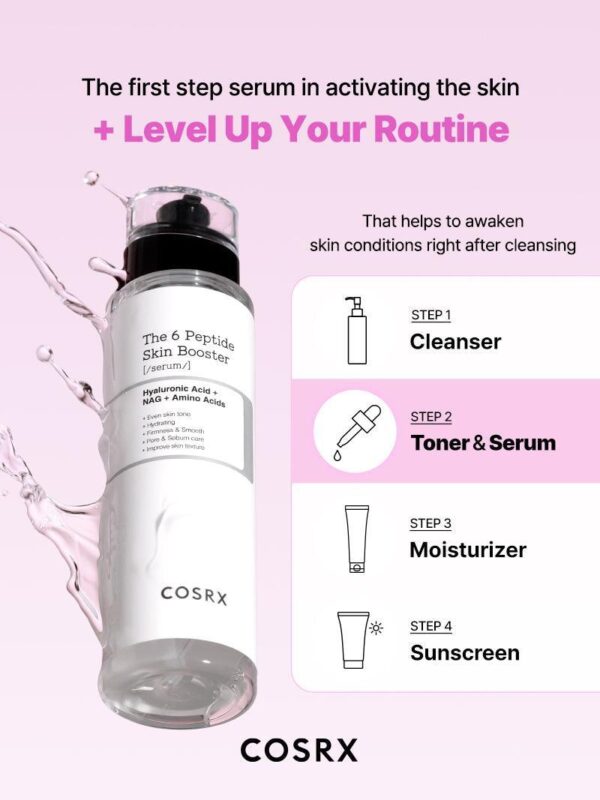 COSRX – سيروم تعزيز البشرة بـ6 أنواع من الببتيدات – The 6 Peptide Skin Booster Serum – 150 مل - Image 11