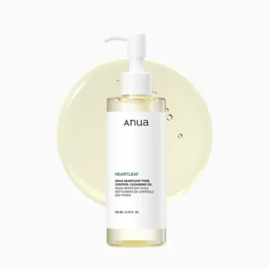 Zيت تنظيف ANUA Heartleaf للتحكم في المسام وتهدئة البشرة الحساسة – تركيبة خفيفة ولطيفة