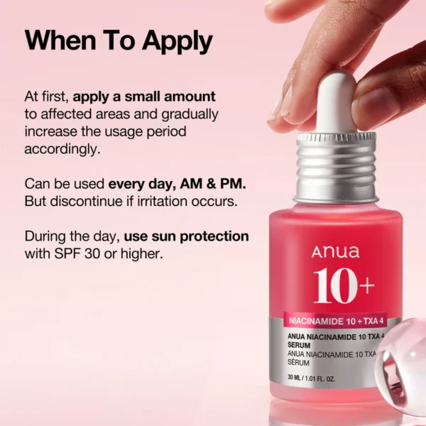 ANUA - NIACINAMIDE 10%+TXA 4% Serum - Image 5