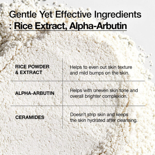 Rice Enzyme Brightening Cleansing Powder - Image 4