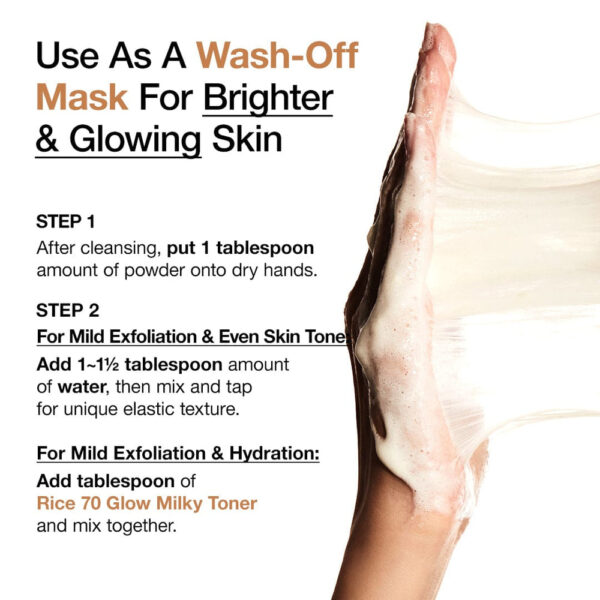 Rice Enzyme Brightening Cleansing Powder - Image 3