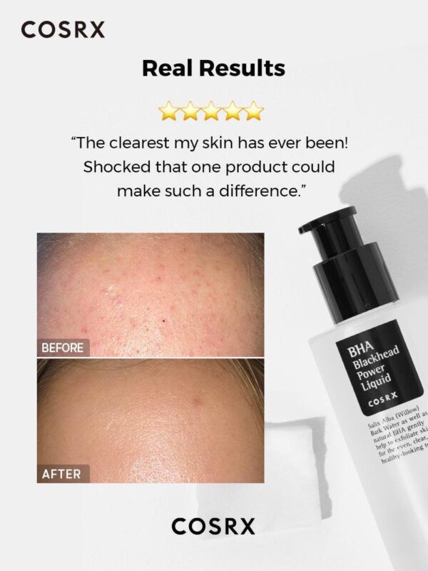 COSRX – سائل مقشر لعلاج الرؤوس السوداء BHA Blackhead Power Liquid – 100 مل - Image 3