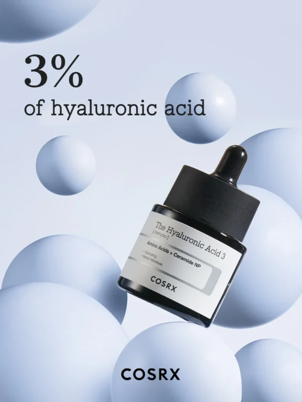 COSRX The Hyaluronic Acid 3 Serum – سيروم حمض الهيالورونيك 3 | 20ml - Image 4