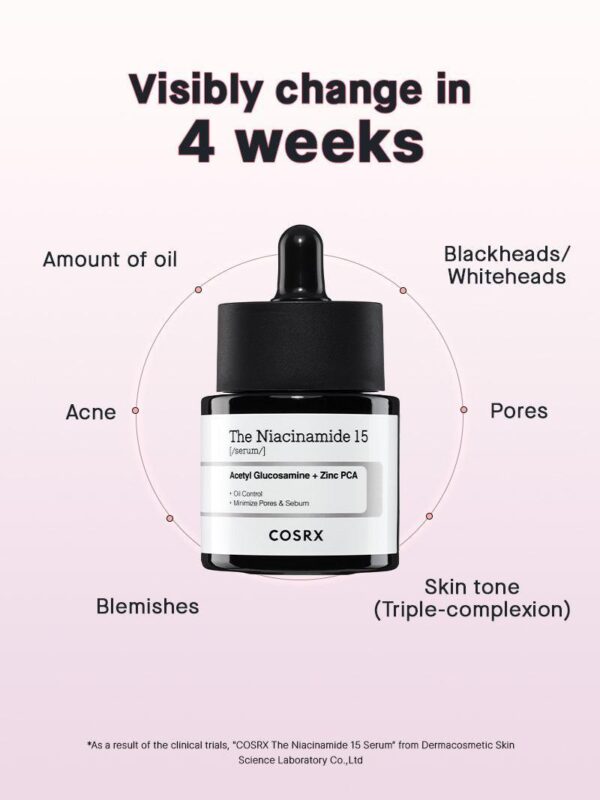 Cosrx The Niacinamide 15 Serum - 20ml | كوزركس سيروم النياسيناميد 15% – 20 مل - Image 3