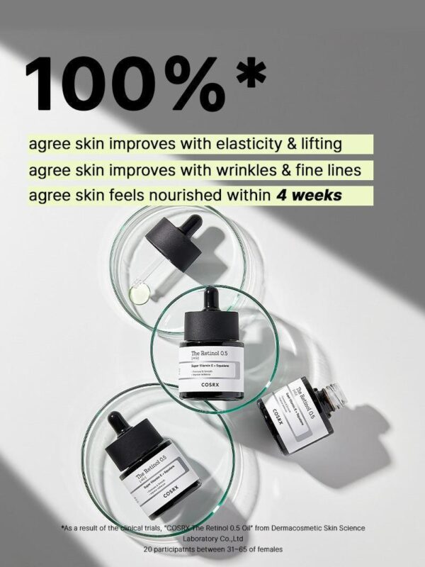COSRX The Retinol 0.5 Oil | زيت الريتينول 0.5% من كوزركس – 20 مل - Image 7
