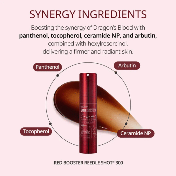 VT Cosmetics – Red Booster Reedle Shot 300 - Image 4