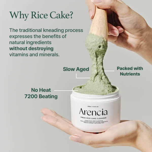 Arencia - Fresh Green Rice Mochi Cleanser - Image 4