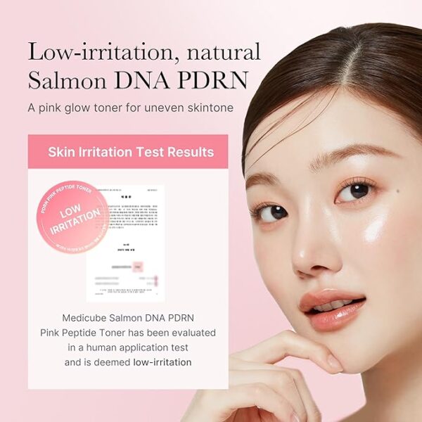 PDRN Pink Peptide Toner – تونر بيبتيد الوردي بتركيبة PDRN لتفتيح وتجديد البشرة - Image 6