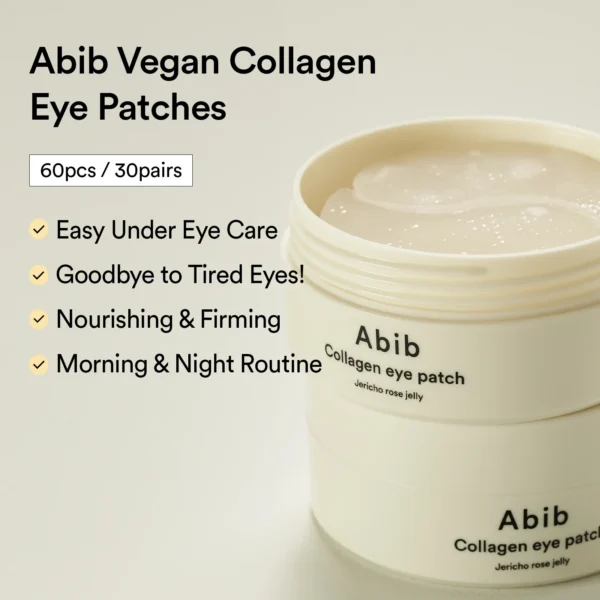 Jericho Rose Jelly Collagen Eye Patch – Vegan Under-Eye Reviver - Image 3