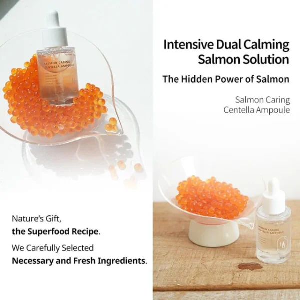 HEVEBLUE - Salmon Caring Centella Ampoule، - Image 2