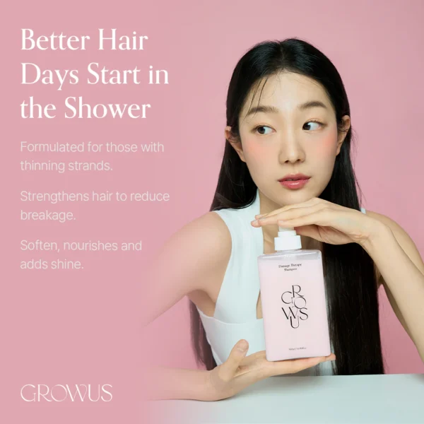 GROWUS – Damage Therapy Shampoo EX 500ml - Image 6