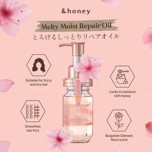 ViCREA - &honey Melty Moist Repair Hair Oil 3.0 - Image 2