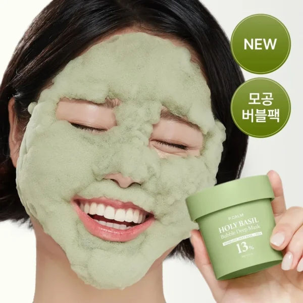 P.CALM – Holy Basil Bubble Deep Mask 