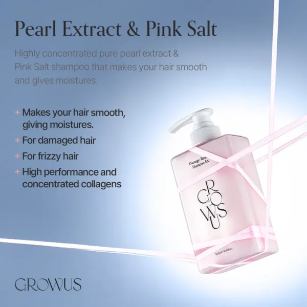 GROWUS – Damage Therapy Shampoo EX 500ml - Image 2