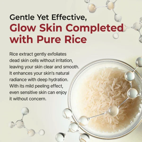 Dr. Melaxin – Peel Shot Glow White Rice Ampoule (80ml) - Image 3