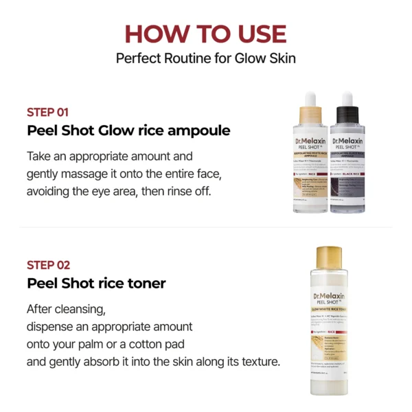 Dr. Melaxin PeelShot Rice Toner - Image 7
