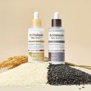 Dr. Melaxin White Rice Ampoule & Black Rice Ampoule