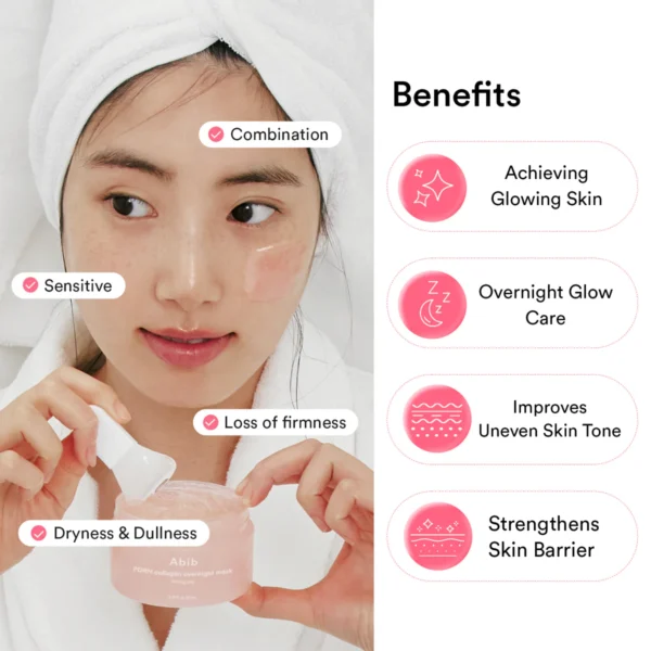 Abib-PDRN Collagen Overnight Mask Firming Jelly - Image 5