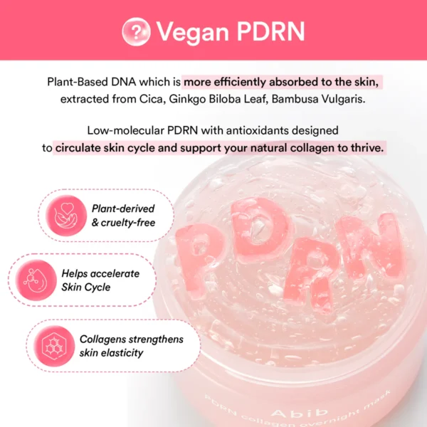 Abib-PDRN Collagen Overnight Mask Firming Jelly - Image 3